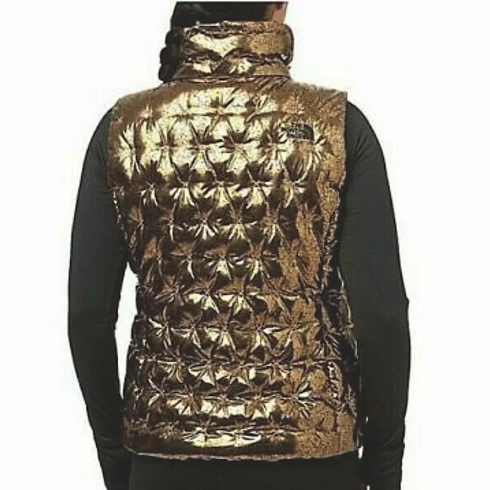 The North Face HollaDown Copper Metallic Vest Urban Explore  XS